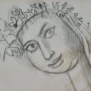 рисунок портрет Мария Горелик